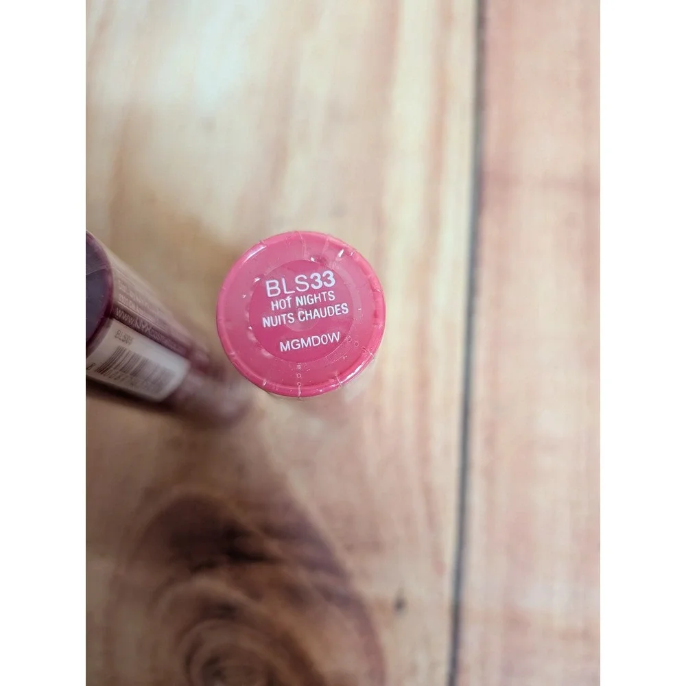 2 PK NYX Butter Lipstick BLS05Thunderstorm BLS33 Hot Nights